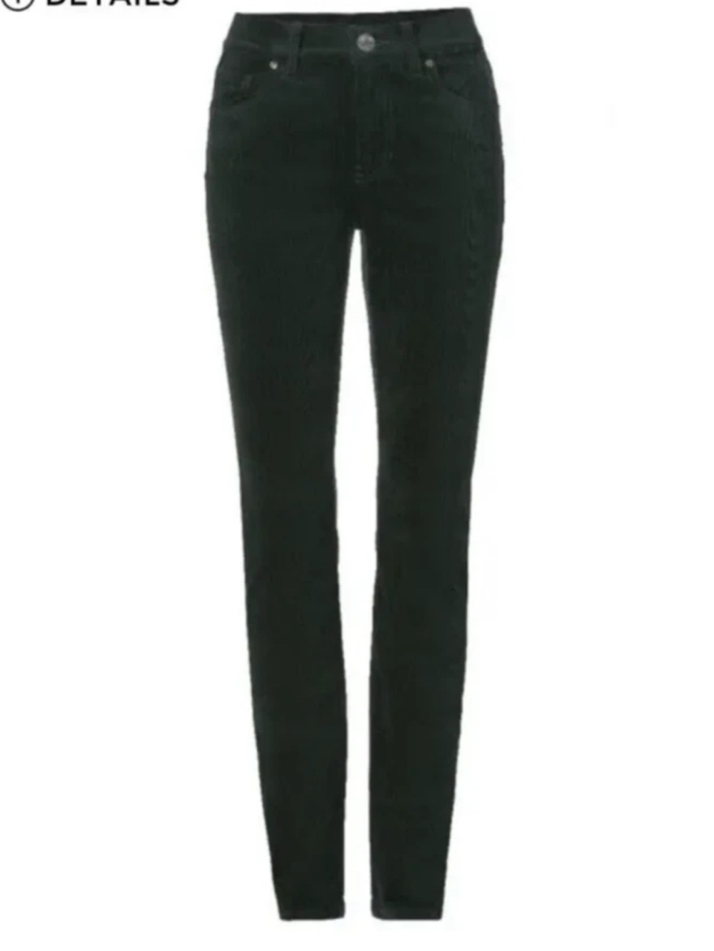 CAbi High-Rise Skinny cord corduroy Jeans pants in Dark spruce Green 4